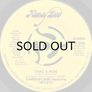 画像1: CAMOUFLAGE feat. MYSTI / TAKE A RIDE b/w BEE STING PT.2 (45's) (1)