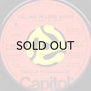 画像1: GENTLE PERSUASION / FALLING IN LOVE AGAIN (45's) (PROMO) (1)