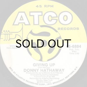 画像1: DONNY HATHAWAY / GIVING UP b/w JEALOUS GUY (45's) (1)