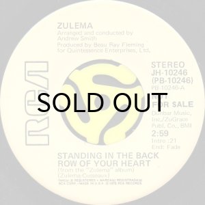 画像2: ZULEMA / STANDING IN THE BACK ROW OF YOUR HEART (45's) (PROMO) (2)