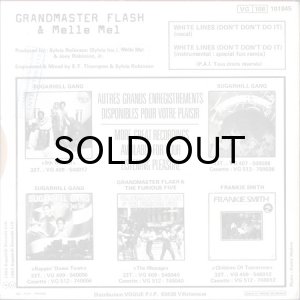 画像2: GRANDMASTER FLASH & MELLE MEL / WHITE LINES (DON'T DON'T DO IT) (45's) (2)