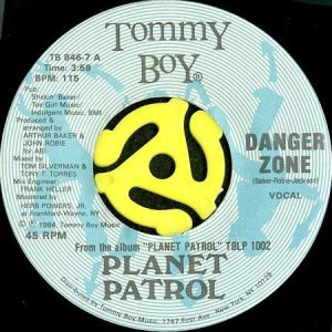 画像1: PLANET PATROL / DANGER ZONE (45's) (1)