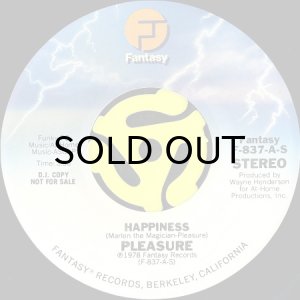 画像2: PLEASURE / HAPPINESS (45's) (PROMO) (2)