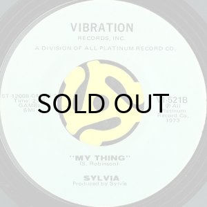 画像2: SYLVIA / PILLOW TALK b/w MY THING (45's) (2)