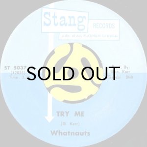 画像2: WHATNAUTS / BLUES FLY AWAY b/w TRY ME (45's) (2)