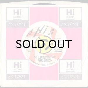 画像3: BOBBY MCCLURE / WAS IT SOMETHING I SAID b/w LOVE TRAP (45's) (PROMO) (3)