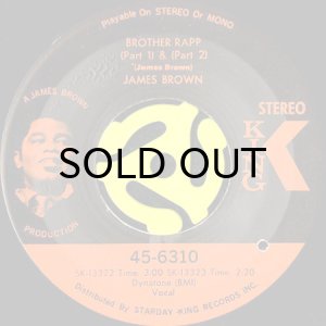 画像1: JAMES BROWN / BROTHER RAPP (45's) (1)