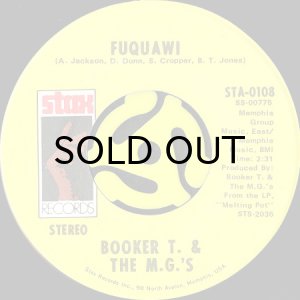 画像2: BOOKER T. & THE M.G.'S / JAMAICA THIS MORNING b/w FUQUAWI (45's) (2)