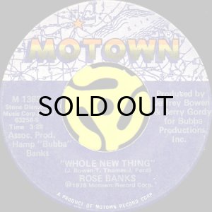 画像1: ROSE BANKS / WHOLE NEW THING (45's) (1)