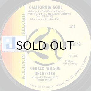 画像2: GERALD WILSON ORCHESTRA / LIGHT MY FIRE b/w CALIFORNIA SOUL (45's) (2)