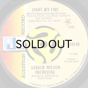 画像1: GERALD WILSON ORCHESTRA / LIGHT MY FIRE b/w CALIFORNIA SOUL (45's) (1)