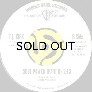 画像2: T.J. KIRK / SOUL POWER (45's) (2)