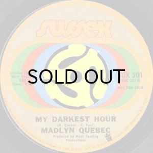 画像2: MADLYN QUEBEC / HERE COME THOSE HEARTACHES AGAIN b/w MY DARKEST HOUR (45's) (2)