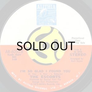 画像2: THE ESCORTS / I'LL BE SWEETER TOMORROW b/w I'M SO GLAD I FOUND YOU (45's) (2)