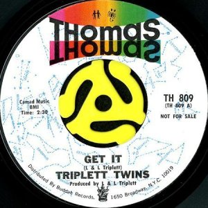 画像1: TRIPLETT TWINS / GET IT (45's) (PROMO) (1)