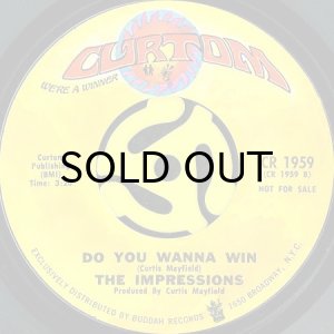 画像2: THE IMPRESSIONS / LOVE ME b/w DO YOU WANNA WIN (45's) (PROMO) (2)