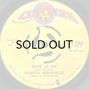 画像2: CURTIS MAYFIELD / BEAUTIFUL BROTHER OF MINE b/w GIVE IT UP (45's) (2)