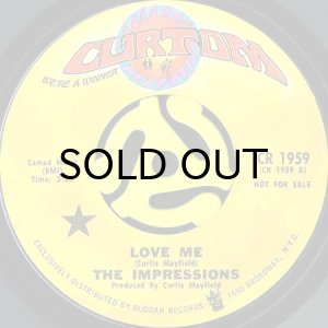 画像1: THE IMPRESSIONS / LOVE ME b/w DO YOU WANNA WIN (45's) (PROMO) (1)
