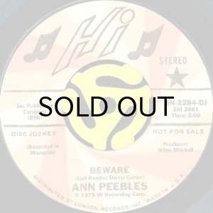 画像2: ANN PEEBLES / BEWARE (45's) (PROMO) (2)