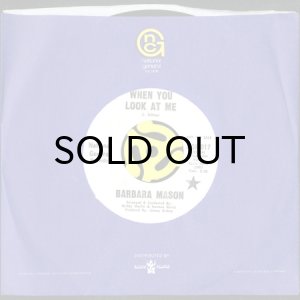 画像3: BARBARA MASON / WHEN YOU LOOK AT ME b/w I SHOULD BE LEAVING YOU (45's) (WHITE PROMO) (3)