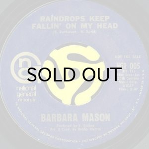 画像2: BARBARA MASON / RAINDROPS KEEP FALLIN' ON MY HEAD (45's) (PROMO) (2)