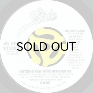 画像3: SADE / NOTHING CAN COME BETWEEN US (45's) (PROMO) (PICTURE SLEEVE) (3)