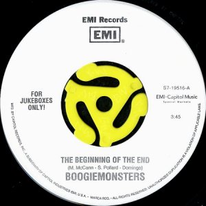 画像1: BOOGIEMONSTERS / THE BEGINNING OF THE END (45's) (1)