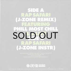 画像2: DILLON & PATEN LOCKE feat. PHILL MOST CHILL / RAP SAFARI (J-ZONE REMIX) (45's) (2)