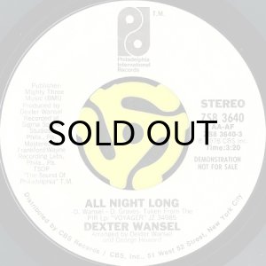 画像2: DEXTER WANSEL / ALL NIGHT LONG (45's) (WHITE PROMO) (2)
