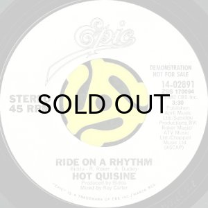 画像2: HOT QUISINE / RIDE ON A RHYTHM (45's) (WHITE PROMO) (2)
