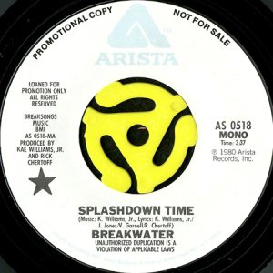 画像1: BREAKWATER / SPLASHDOWN TIME (45's) (WHITE PROMO) (1)