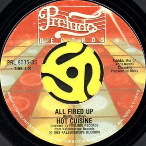 画像2: HOT CUISINE / WHO'S BEEN KISSING YOU? b/w ALL FIRED UP (45's) (2)