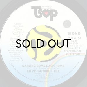 画像1: LOVE COMMITTEE / DARLING COME BACK HOME (45's) (PROMO) (1)