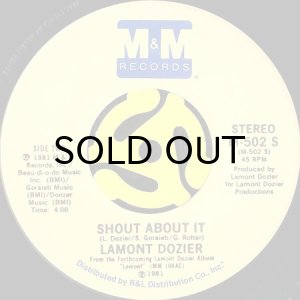 画像2: LAMONT DOZIER / SHOUT ABOUT IT (45's) (2)