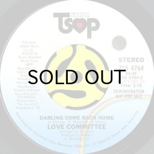 画像2: LOVE COMMITTEE / DARLING COME BACK HOME (45's) (PROMO) (2)