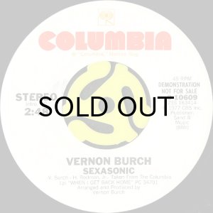 画像2: VERNON BURCH / SEXASONIC (45's) (WHITE PROMO) (2)