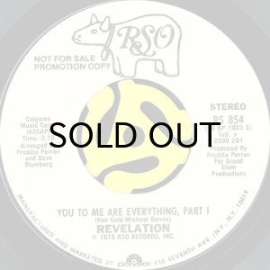 画像2: REVELATION / YOU TO ME ARE EVERYTHING (45's) (WHITE PROMO) (2)