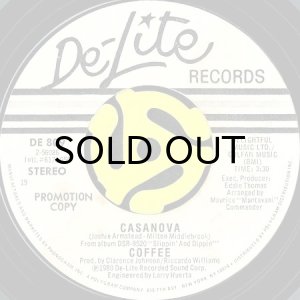 画像2: COFFEE / CASANOVA (45's) (WHITE PROMO) (2)
