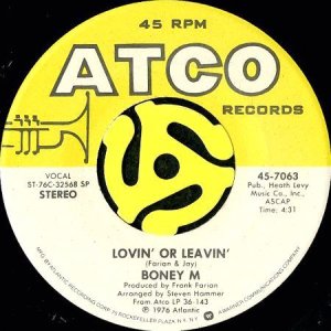 画像2: BONEY M / DADDY COOL b/w LOVIN' OR LEAVIN' (45's) (2)