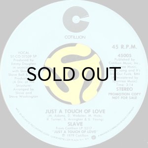 画像2: SLAVE / JUST A TOUCH OF LOVE (45's) (WHITE PROMO) (2)