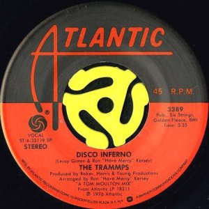 画像1: TRAMMPS / DISCO INFERNO b/w THAT'S WHERE THE HAPPY PEOPLE GO (45's) (1)