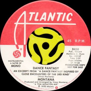 画像1: MONTANA / DANCE FANTASY (45's) (PROMO) (1)
