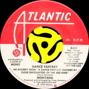 画像1: MONTANA / DANCE FANTASY (45's) (PROMO) (1)