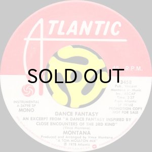 画像1: MONTANA / DANCE FANTASY (45's) (PROMO) (1)