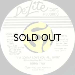 画像2: BENNY TROY / I'M GONNA LOVE YOU ALL OVER (45's) (WHITE PROMO) (2)
