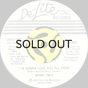 画像1: BENNY TROY / I'M GONNA LOVE YOU ALL OVER (45's) (WHITE PROMO) (1)