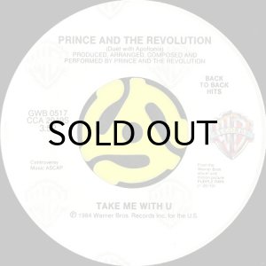 画像2: PRINCE AND THE REVOLUTION / I WOULD DIE 4 U b/w TAKE ME WITH U (45's) (2)