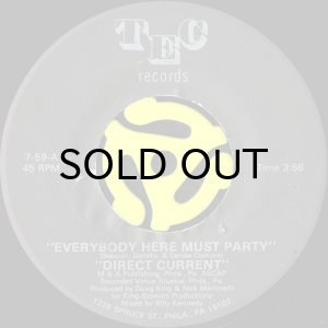 画像1: DIRECT CURRENT / EVERYBODY HERE MUST PARTY (45's) (1)