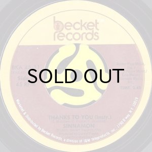 画像2: SINNAMON / THANKS TO YOU (45's) (2)