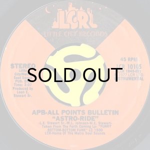 画像2: ALL POINTS BULLETIN / FUNKY BOTTOM-BOTTOM FUNK b/w ASTRO-RIDE (45's) (2)